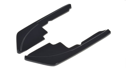 Heck Ansatz Flaps Diffusor für Peugeot 508 SW Mk2 schwarz Hochglanz