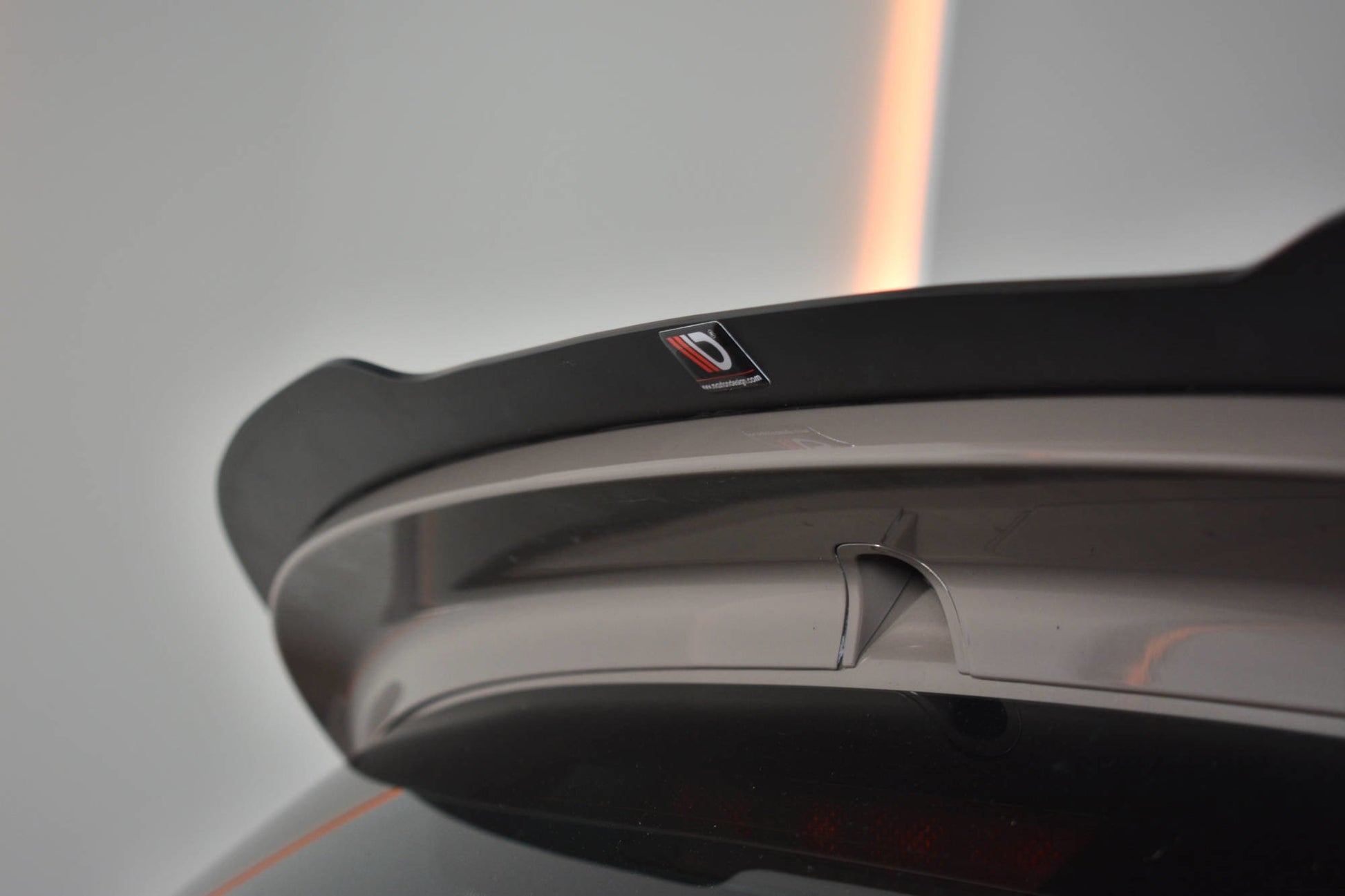 Spoiler CAP für FIAT 500 HATCHBACK SPORT vor Facelift schwarz matt