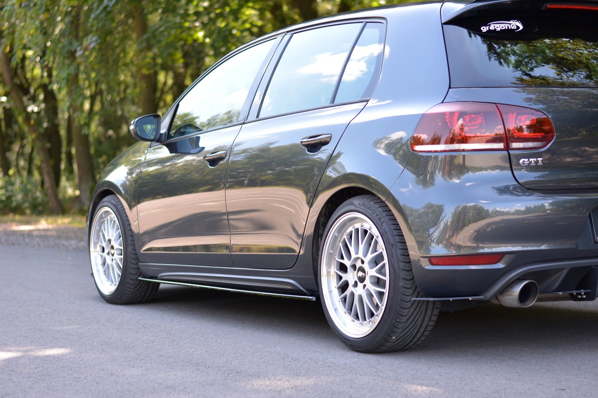 Seitenschweller Ansatz für VW GOLF 6 GTI/ GTD Carbon Look