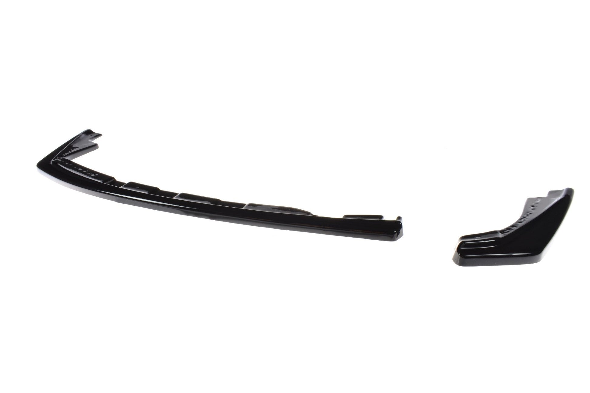 Mittlerer Diffusor Heck Ansatz für BMW 1er E81/ E87 M Paket FACELIFT  schwarz matt