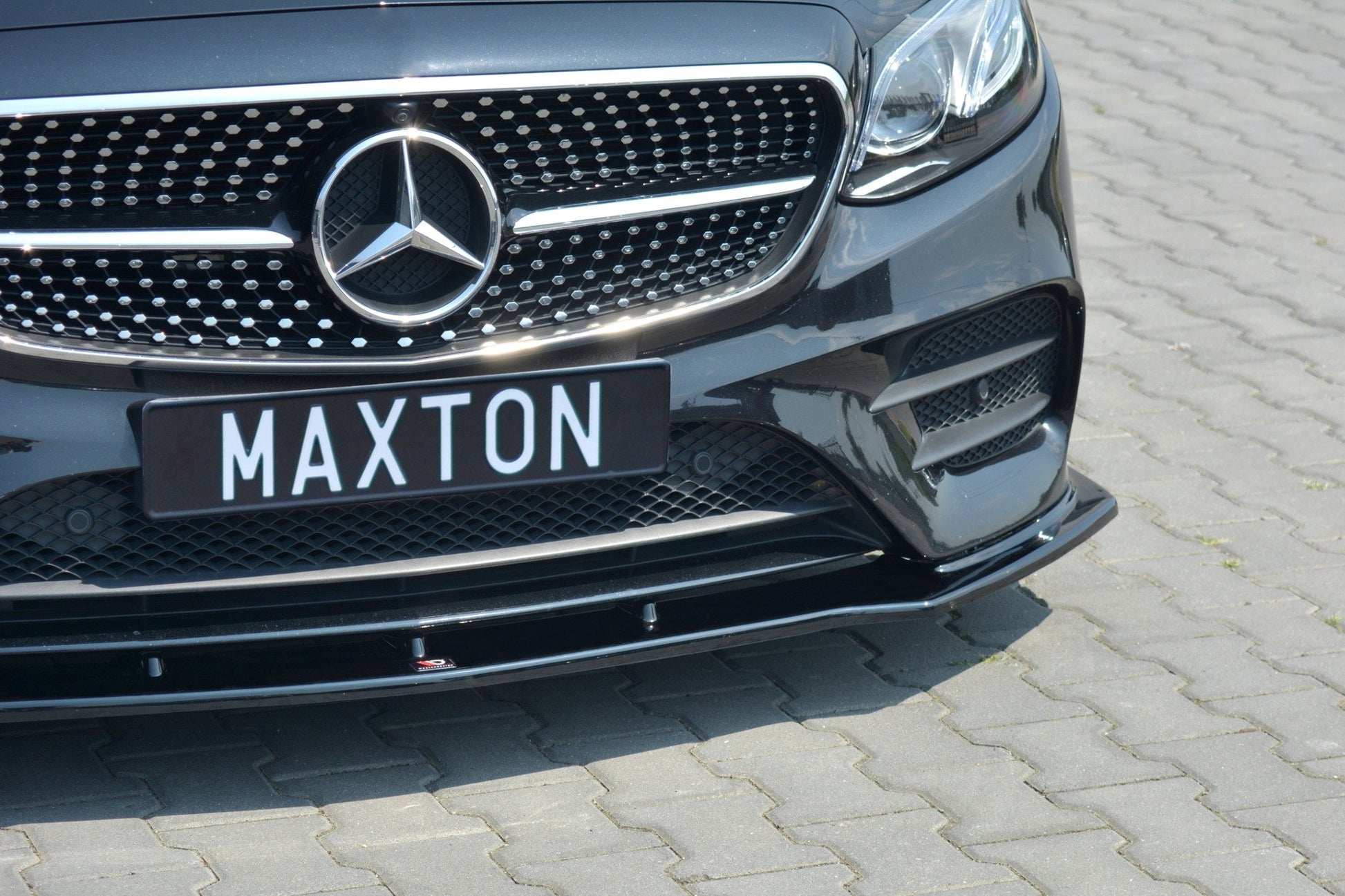 Front Ansatz V.1 für Mercedes-Benz E-Klasse W213 Coupe (C238) AMG-Line schwarz matt