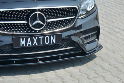 Front Ansatz V.1 für Mercedes-Benz E-Klasse W213 Coupe (C238) AMG-Line schwarz matt