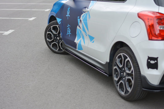 Seitenschweller Ansatz für SUZUKI SWIFT 6 SPORT schwarz matt