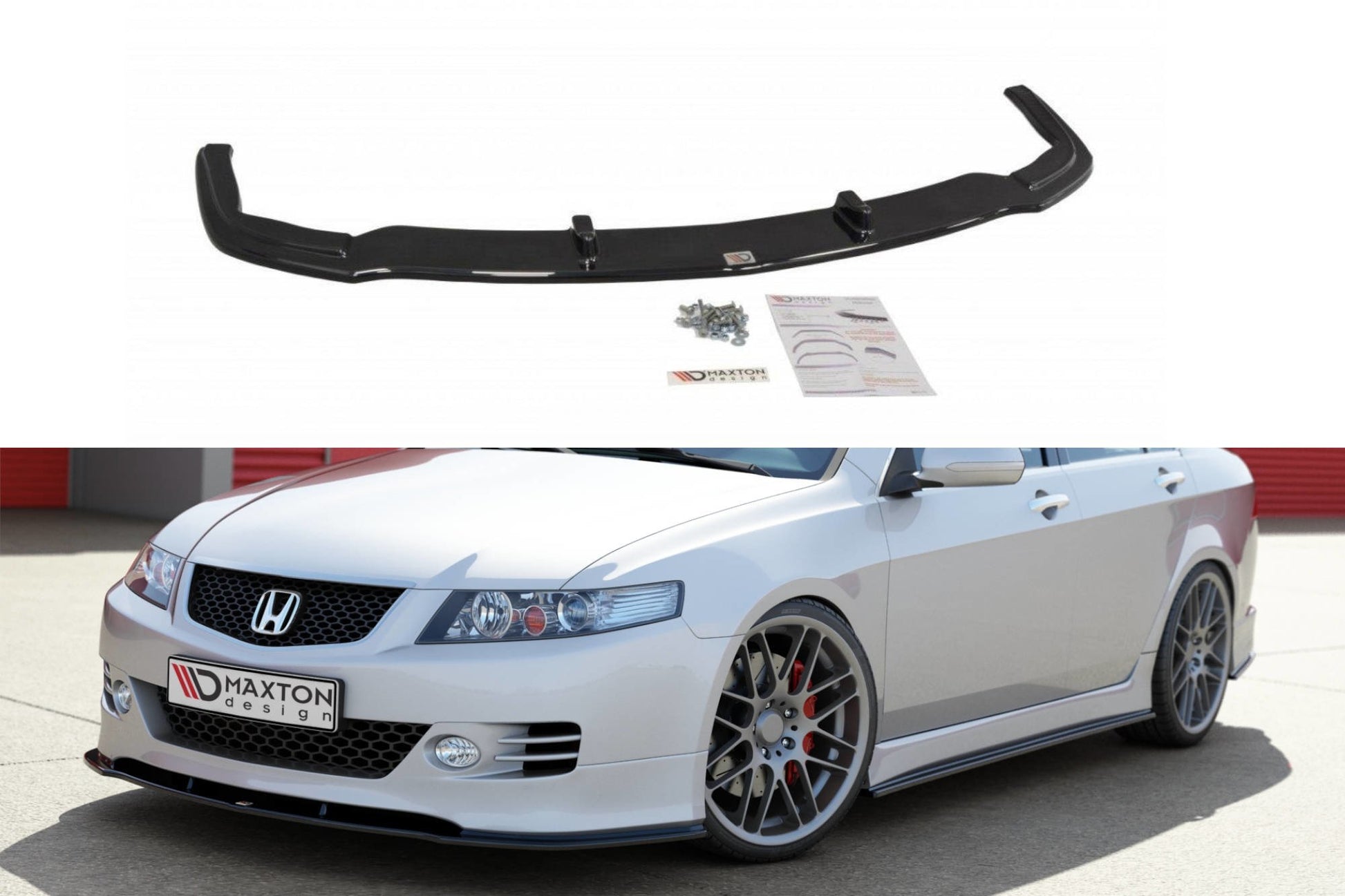 Front Ansatz für HONDA ACCORD VII TYPE-S Carbon Look