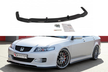 Front Ansatz für HONDA ACCORD VII TYPE-S schwarz matt