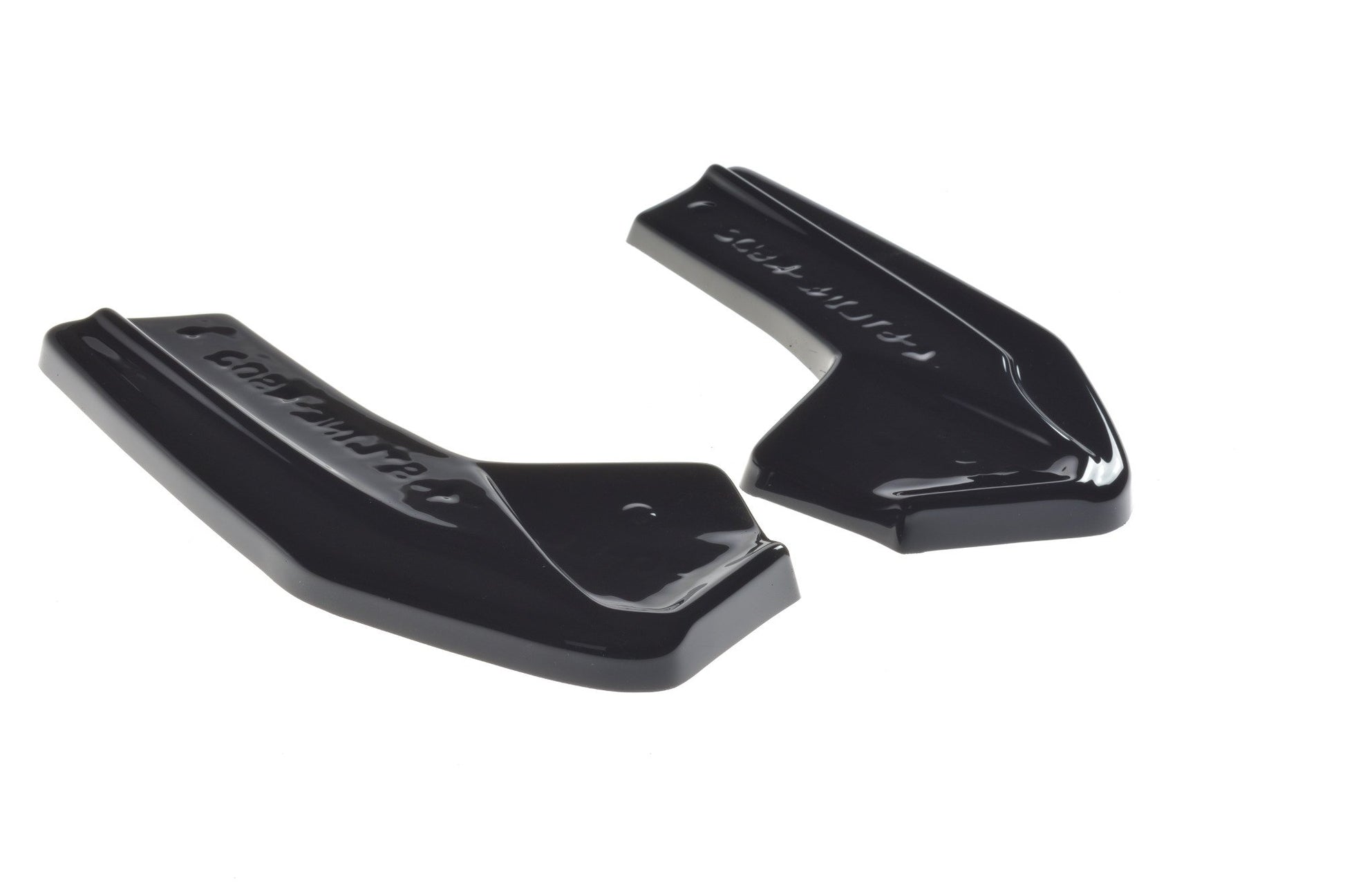 Heck Ansatz Flaps Diffusor V.2 für Ford Focus ST-Line Mk4 schwarz Hochglanz