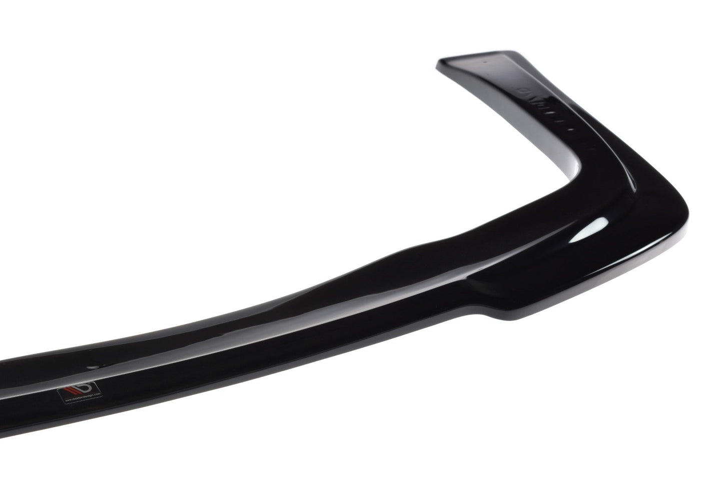 Mittlerer Diffusor Heck Ansatz für MASERATI QUATTROPORTE MK5 FACELIFT schwarz matt