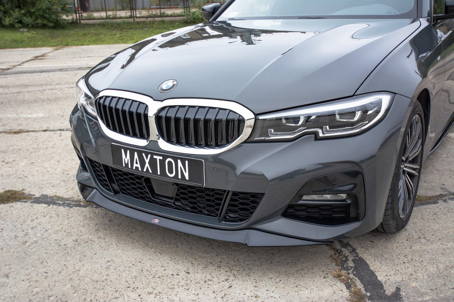Front Ansatz V.1 für BMW 3er G20 M Paket schwarz matt
