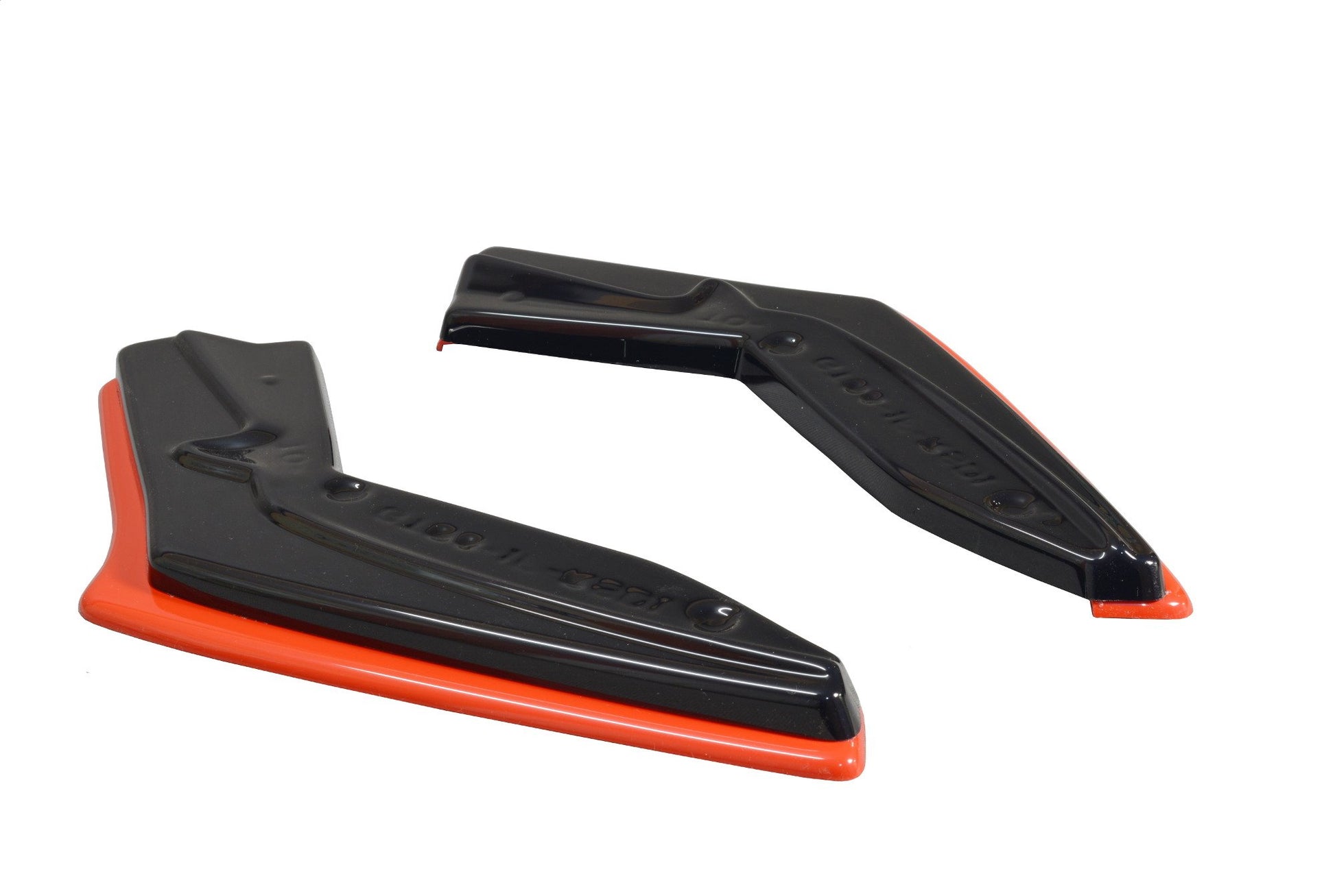 Heck Ansatz Flaps Diffusor V.2 für TOYOTA GT86 FACELIFT  schwarz Hochglanz