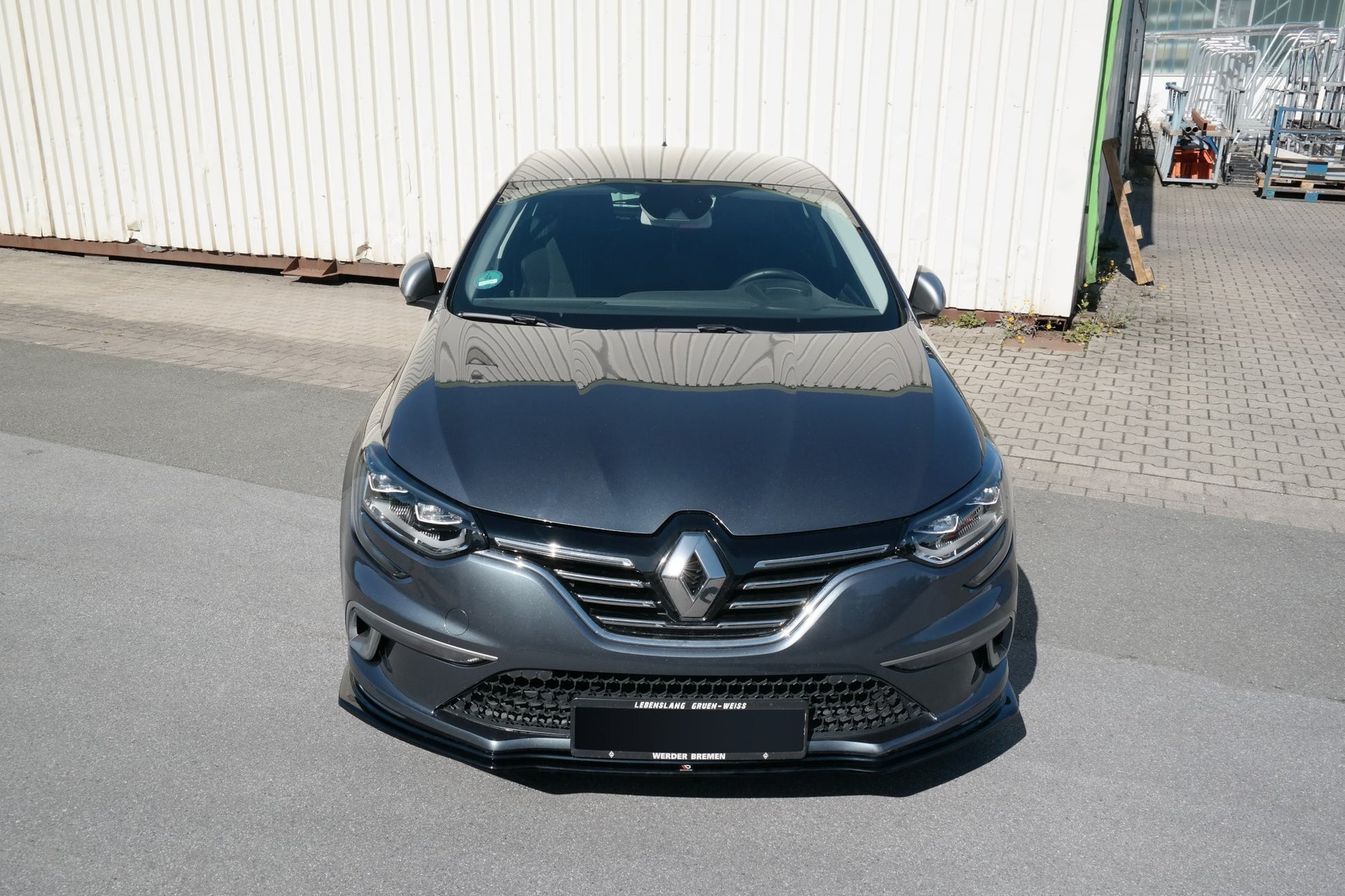 Front Ansatz für Renault Megane Mk.4 GT-Line Carbon Look