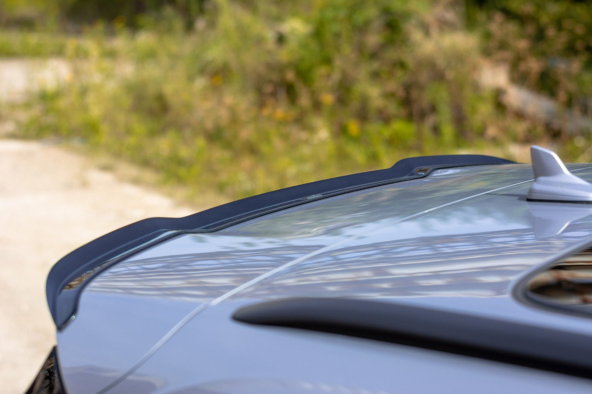 Spoiler CAP für Audi SQ5/Q5 S-line  MkII schwarz Hochglanz