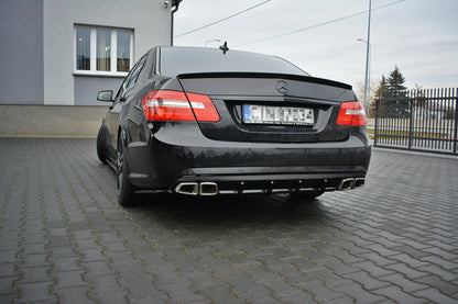Diffusor Heck Ansatz für Mercedes E63 AMG W212  schwarz matt