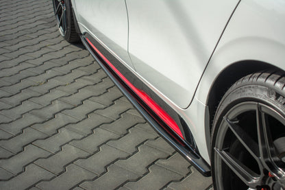 Seitenschweller Ansatz für Kia ProCeed GT Mk3 schwarz Hochglanz