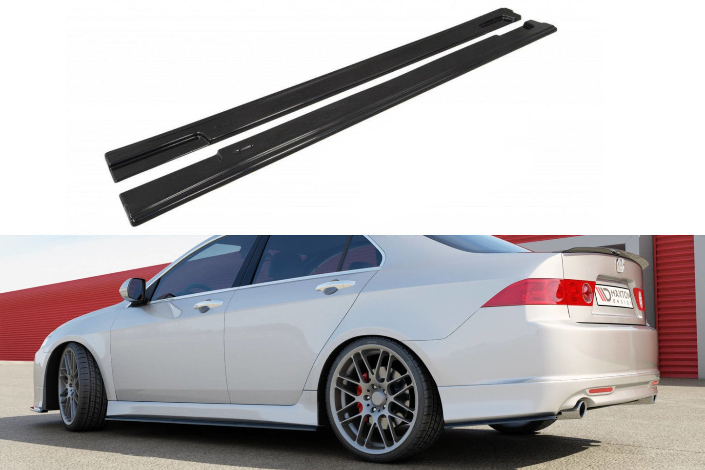 Seitenschweller Ansatz für HONDA ACCORD VII TYPE-S Carbon Look