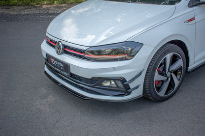 Front Ansatz V.4 für VW Polo GTI Mk6 schwarz matt