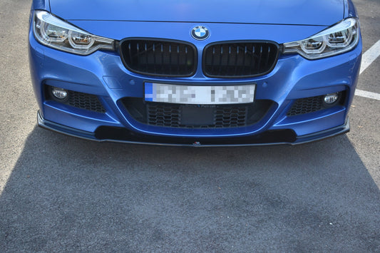 Front Ansatz für BMW 3er F30 FL SEDAN M-SPORT schwarz matt