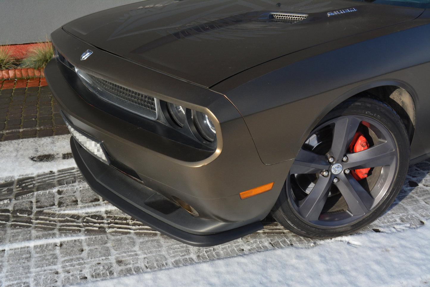 Front Ansatz für DODGE CHALLENGER MK3. PHASE-I SRT8 COUPE  Carbon Look