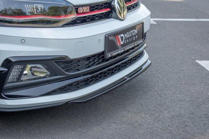 Front Ansatz V.4 für VW Polo GTI Mk6 schwarz matt