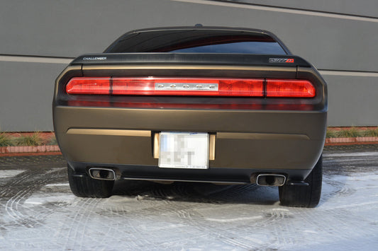 Mittlerer Diffusor Heck Ansatz für DODGE CHALLENGER MK3. PHASE-I SRT8 COUPE  schwarz matt