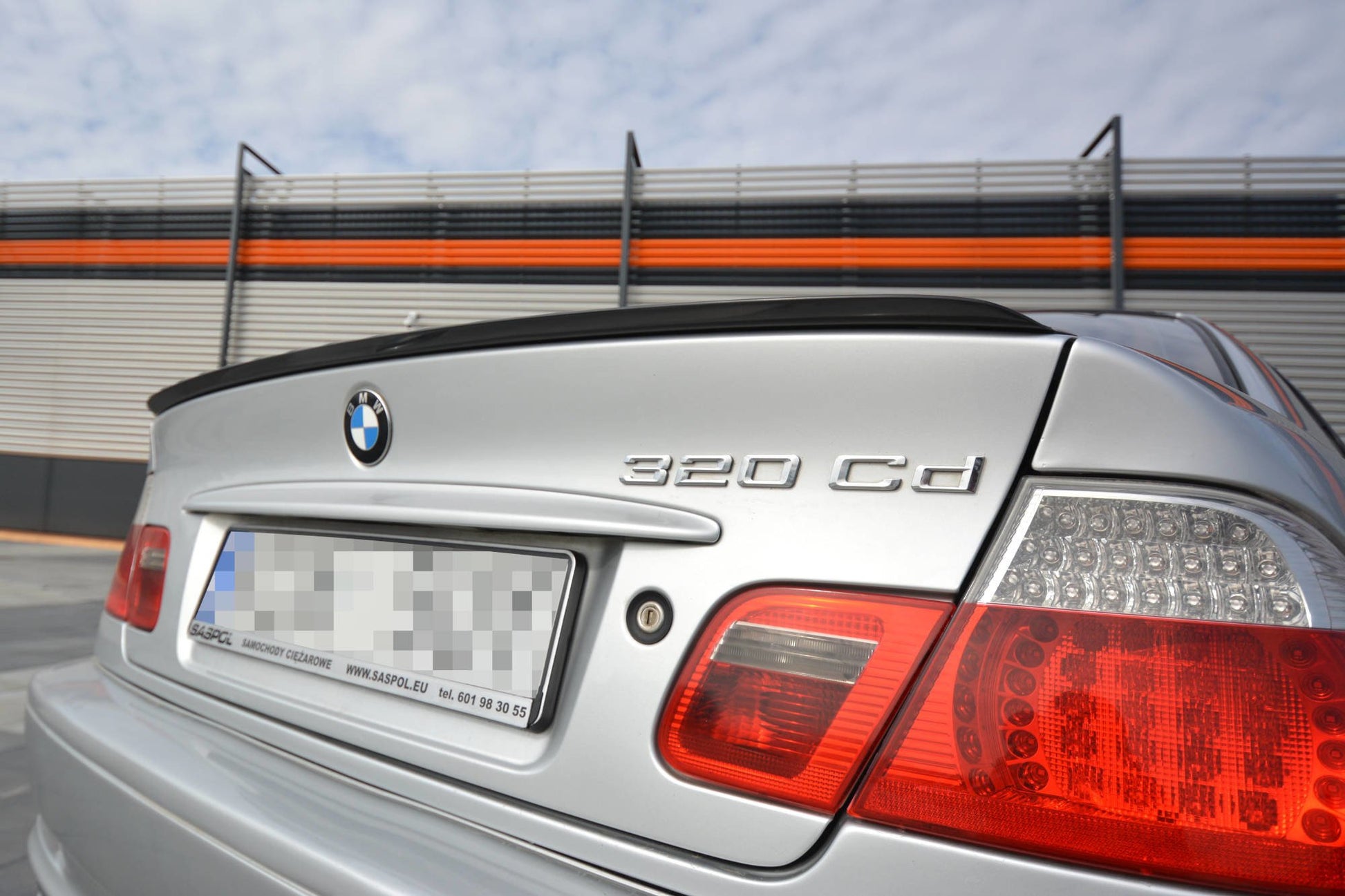Spoiler CAP für BMW 3er E46 COUPE vor Facelift Carbon Look
