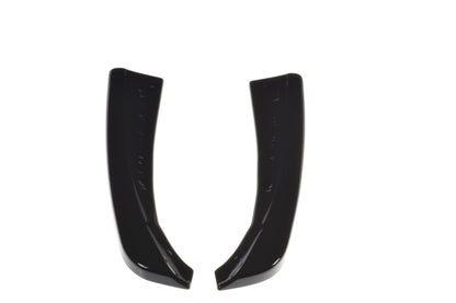 Heck Ansatz Flaps Diffusor für MERCEDES- BENZ C-KLASSE W205 COUPE AMG-LINE schwarz Hochglanz
