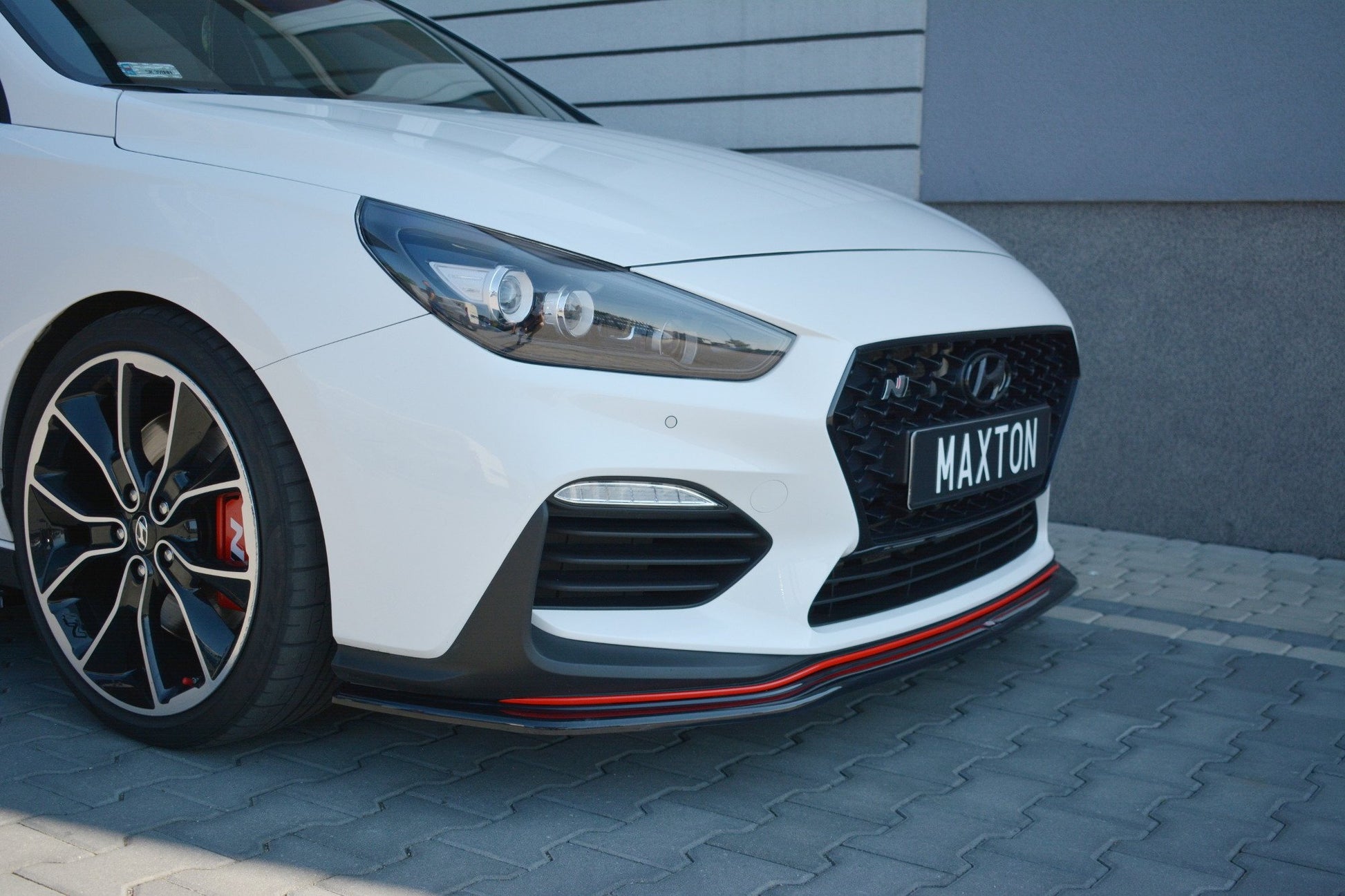 Front Splitter V.2 Hyundai I30 N Mk3 Hatchback / Fastback schwarz matt
