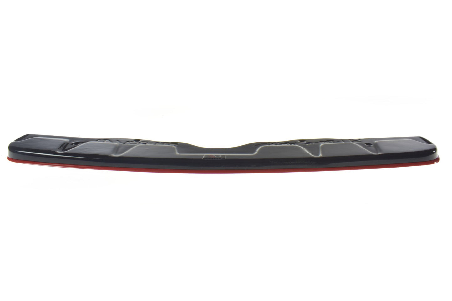 Mittlerer Diffusor Heck Ansatz passend für V.2 SUBARU WRX STI schwarz Hochglanz
