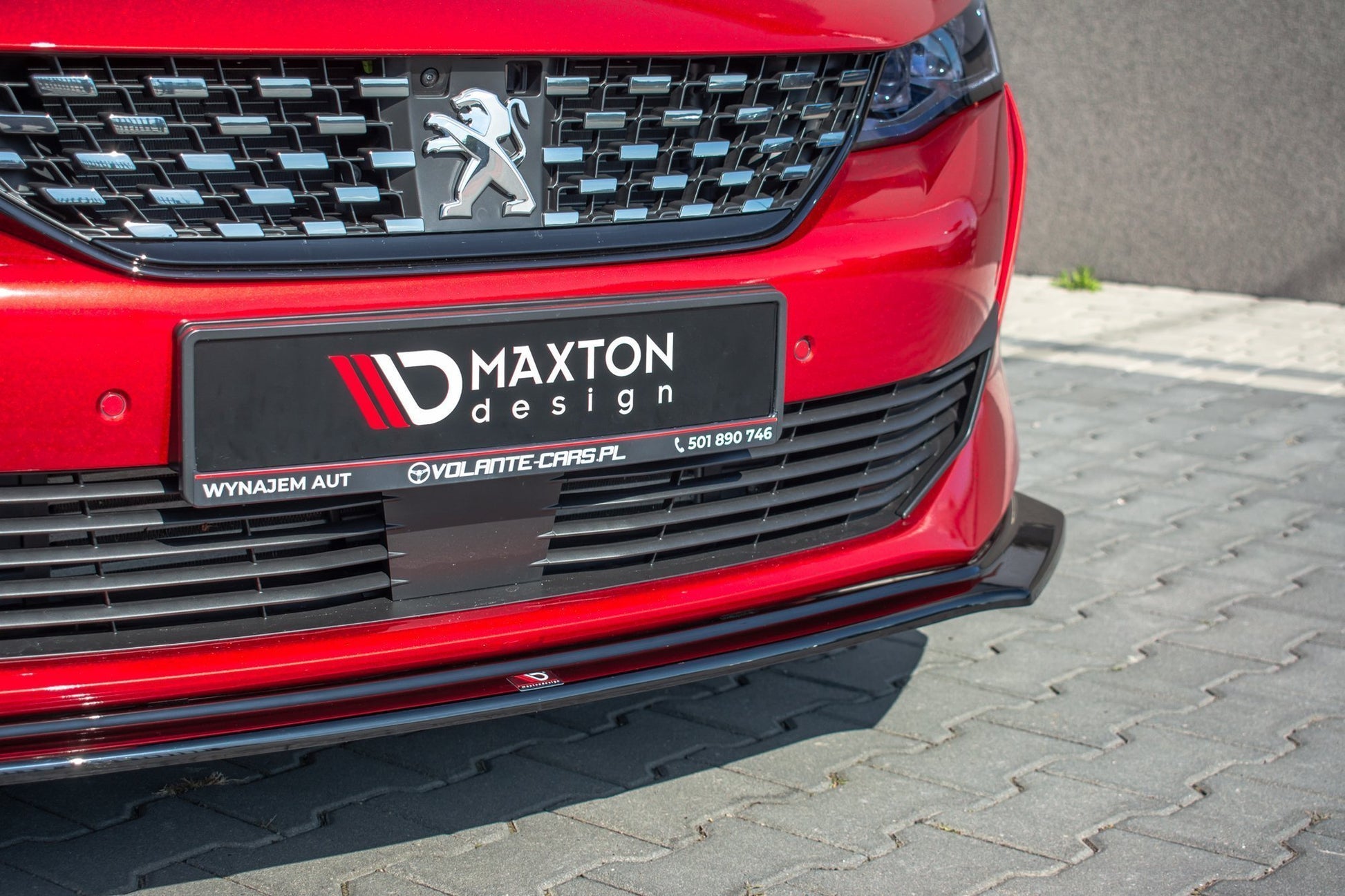 Front Ansatz V.2 für Peugeot 508 Mk2 Carbon Look