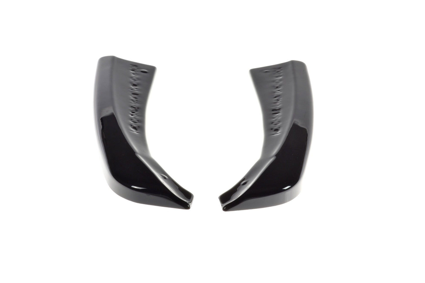 Heck Ansatz Flaps Diffusor für MERCEDES- BENZ C-KLASSE W205 COUPE AMG-LINE schwarz Hochglanz