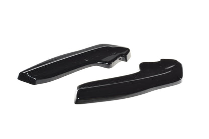 Heck Ansatz Flaps Diffusor V.1 für Ford Focus ST-Line schwarz Hochglanz