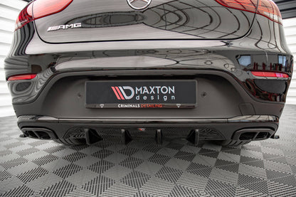 Diffusor Heck Ansatz für Mercedes-Benz GLC Coupe AMG-Line C253 Facelift Carbon Look