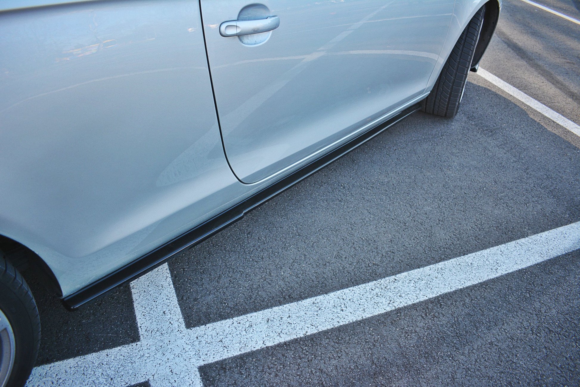 Seitenschweller Ansatz für VW EOS Carbon Look