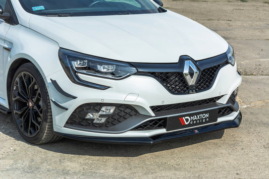 Front Ansatz V.2 für Renault Megane IV RS schwarz matt