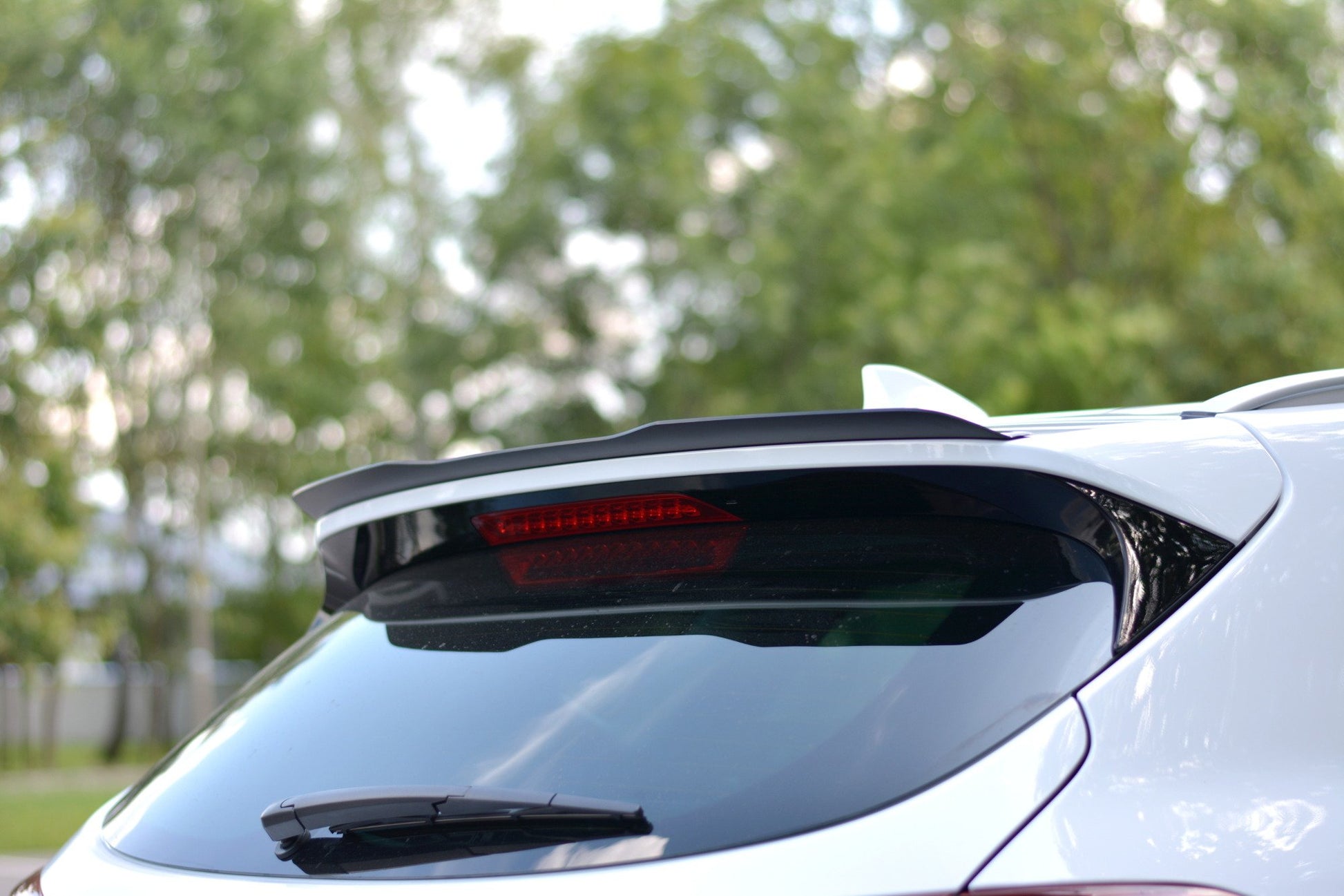 Spoiler CAP für Hyundai Tucson Mk3 Facelift Carbon Look