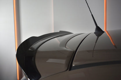 Spoiler CAP für FIAT 500 HATCHBACK SPORT vor Facelift Carbon Look