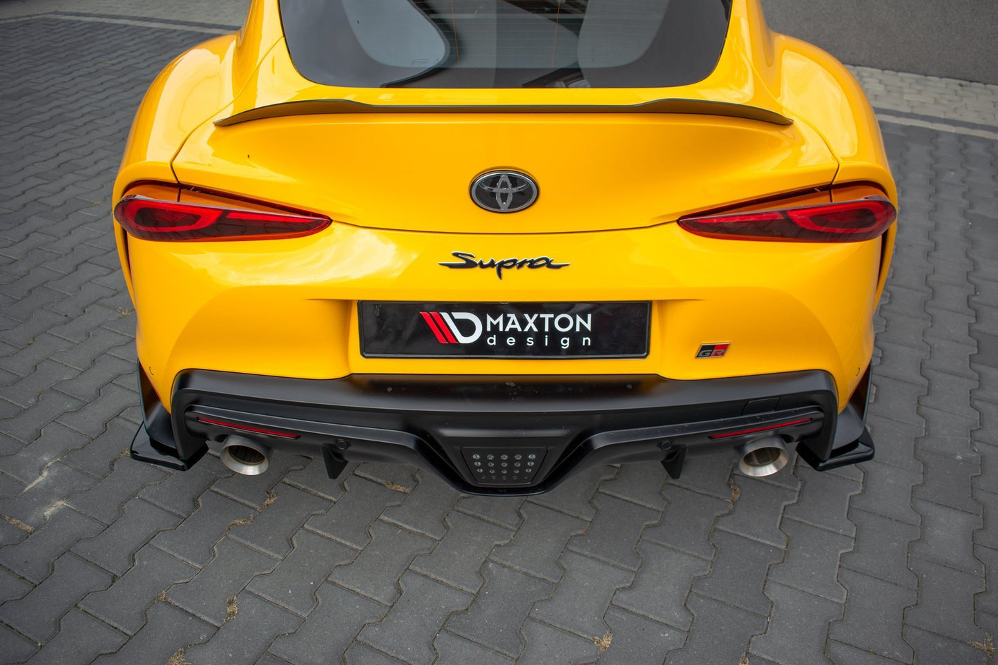 Heck Ansatz Flaps Diffusor V.1 für Toyota Supra Mk5 schwarz matt