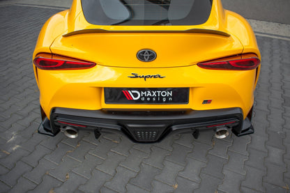 Heck Ansatz Flaps Diffusor V.1 für Toyota Supra Mk5 schwarz matt