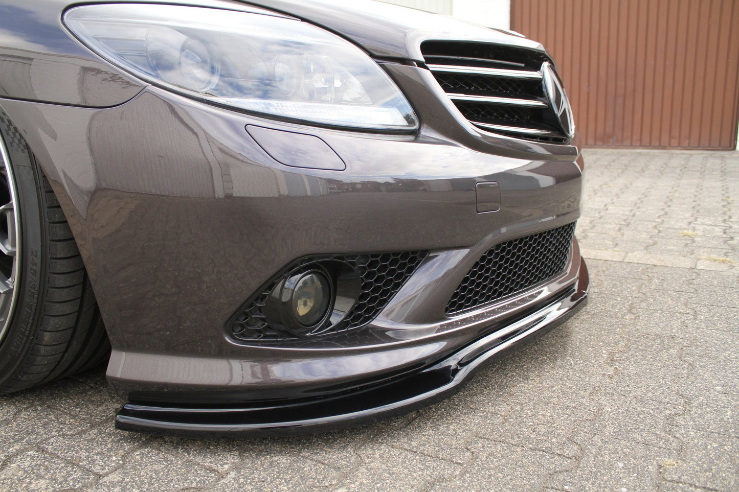 Front Ansatz für MERCEDES CL 500 C216 AMGLINE Carbon Look