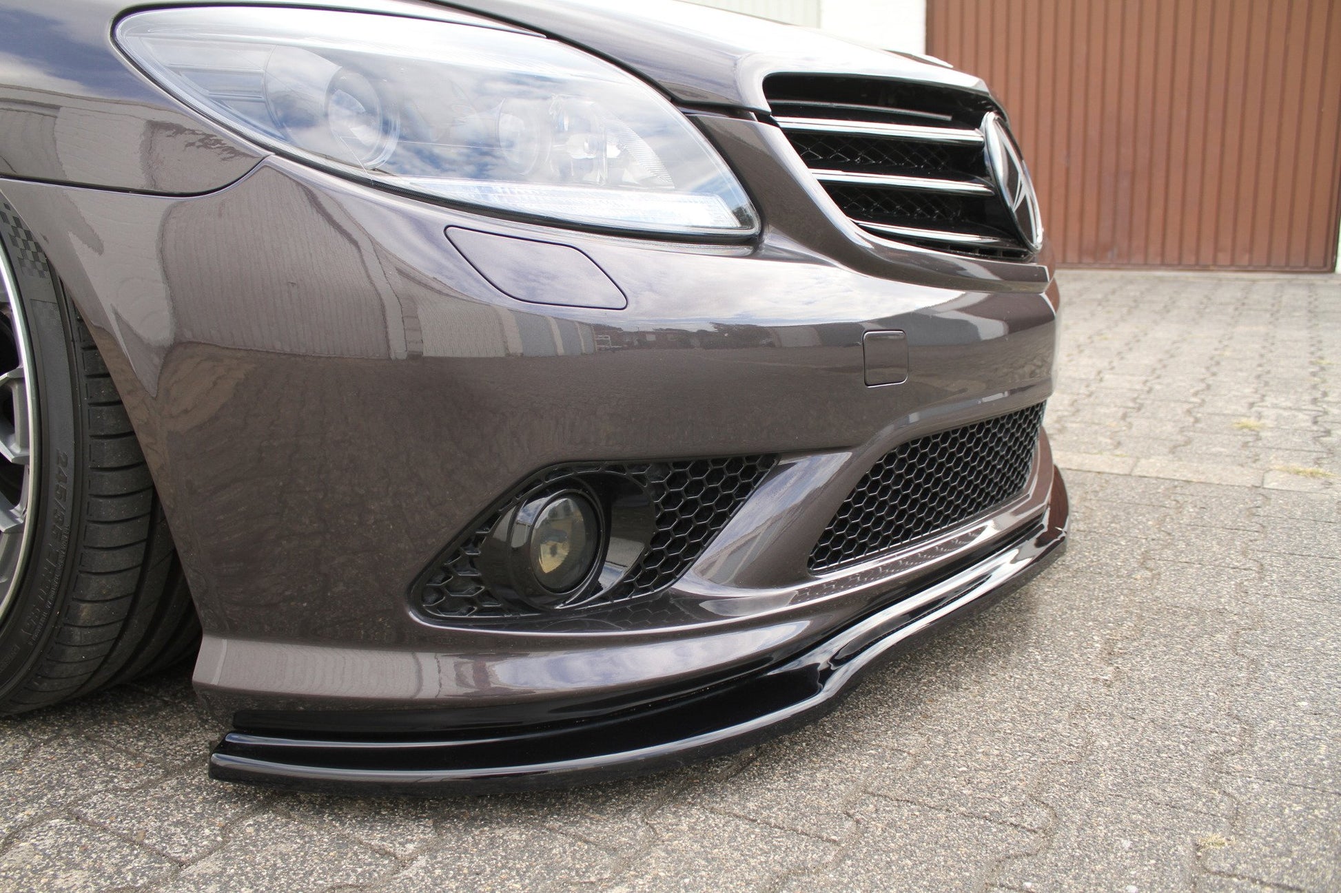 Front Ansatz für MERCEDES CL 500 C216 AMGLINE Carbon Look