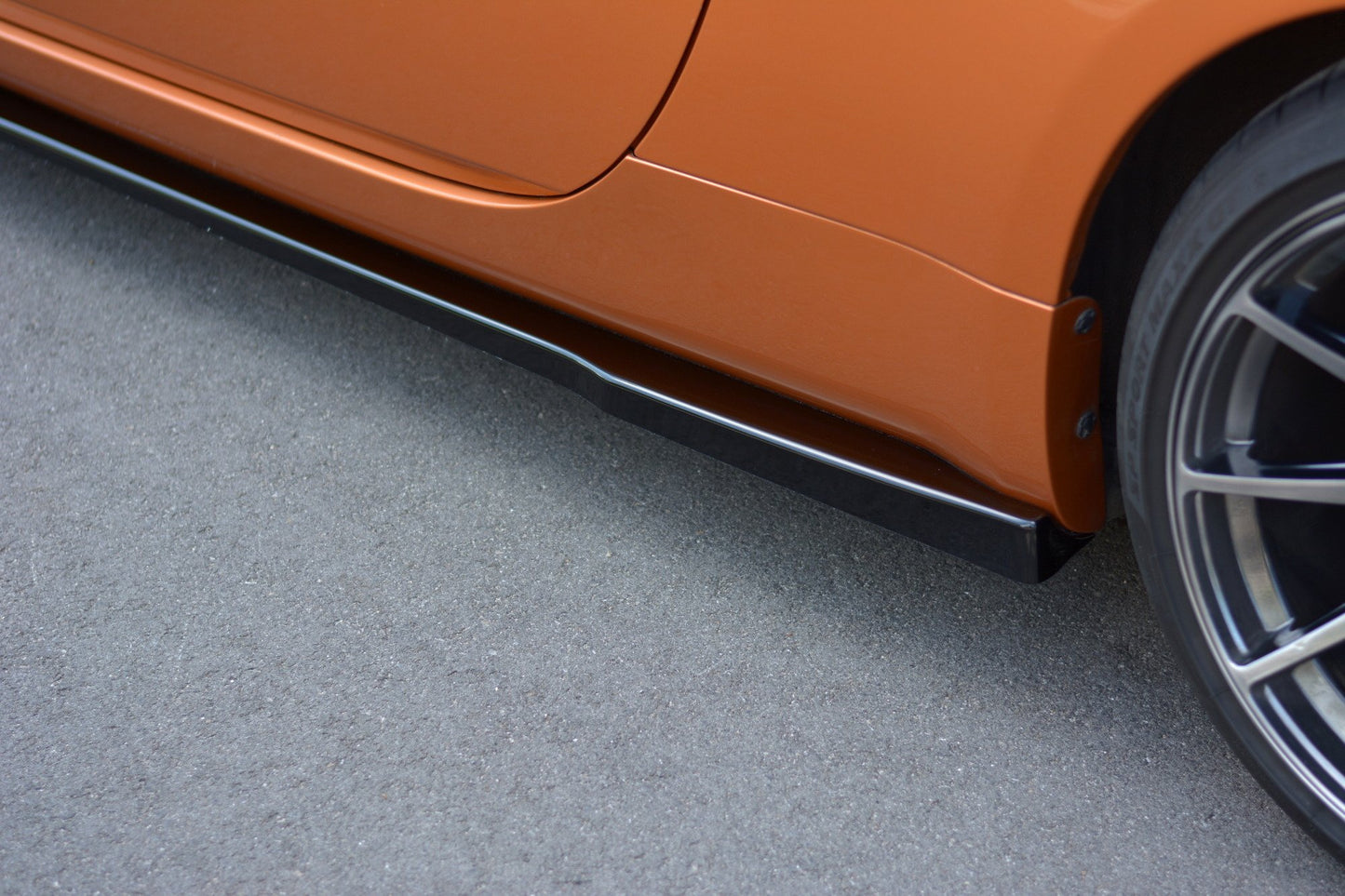 Seitenschweller Ansatz für NISSAN 350Z schwarz matt