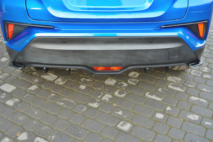 Diffusor Heck Ansatz für TOYOTA C-HR  schwarz matt
