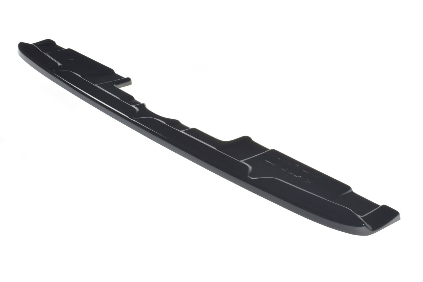 Mittlerer Diffusor Heck Ansatz für(ohne vertikale balken)  Peugeot 508 SW Mk2 schwarz Hochglanz