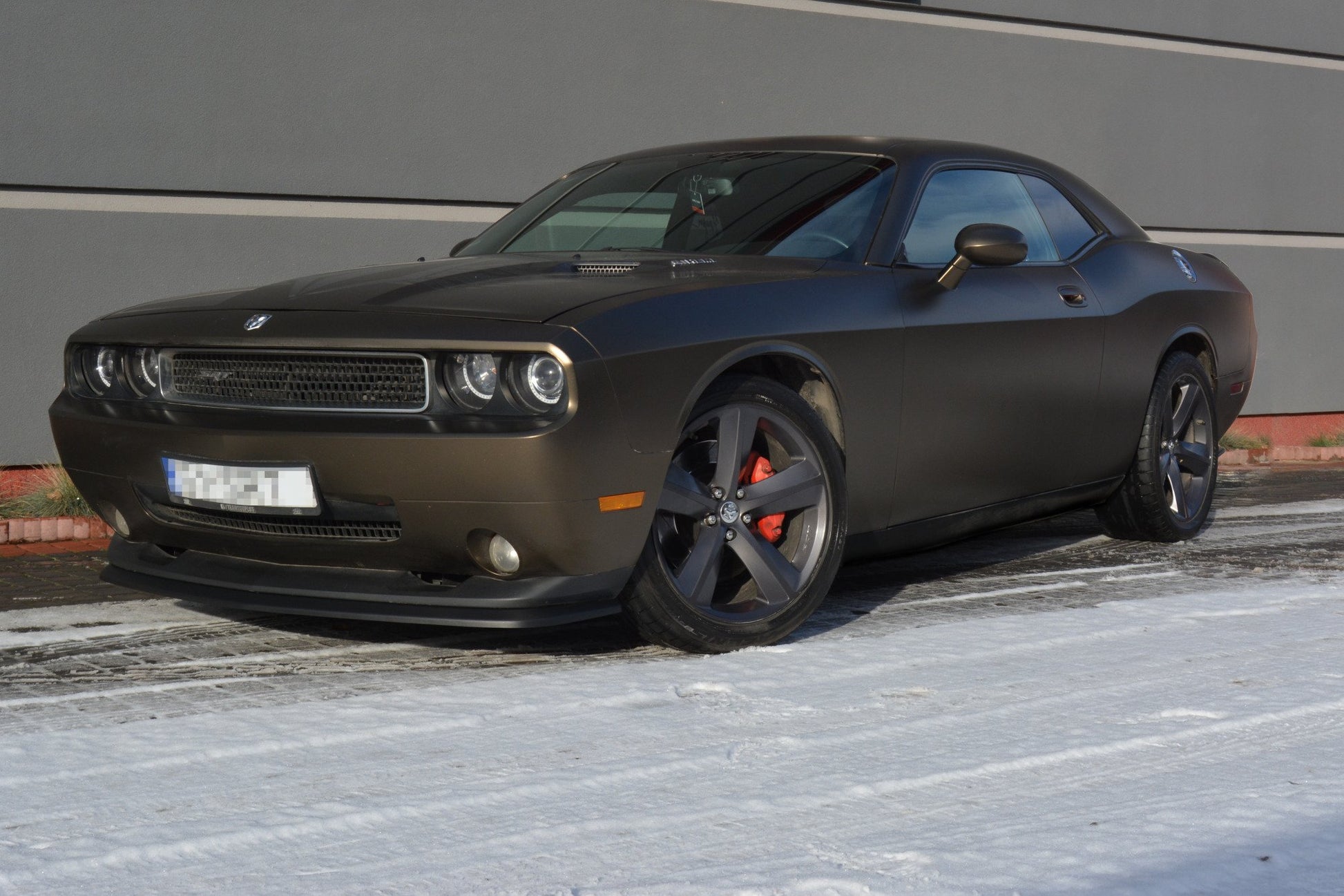 Front Ansatz für DODGE CHALLENGER MK3. PHASE-I SRT8 COUPE  Carbon Look