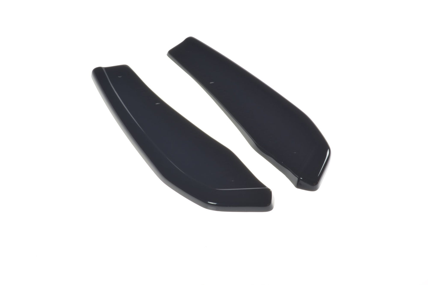 Heck Ansatz Flaps Diffusor für BMW X4 M-Paket G02 schwarz Hochglanz