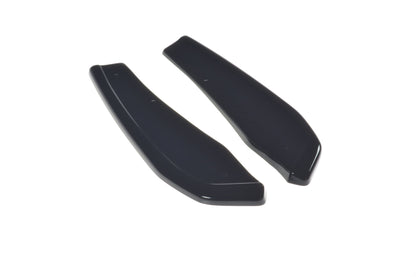 Heck Ansatz Flaps Diffusor für BMW X4 M-Paket G02 Carbon Look