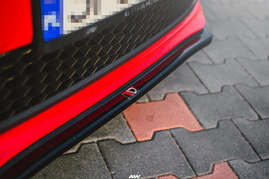 Front Ansatz V.2 für VOLKSWAGEN POLO MK5 GTI 6R vor Facelift schwarz Hochglanz