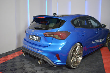 Spoiler CAP V.2 für Ford Focus ST-Line Mk4 schwarz Hochglanz