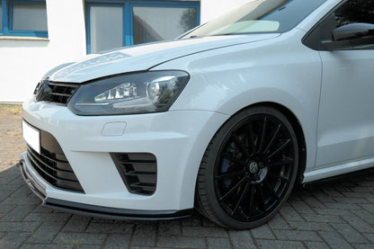 Front Ansatz für VOLKSWAGEN POLO MK5 R WRC schwarz matt