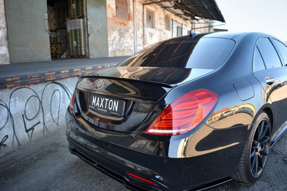 Spoiler CAP für Mercedes S-KLASSE W222 schwarz matt