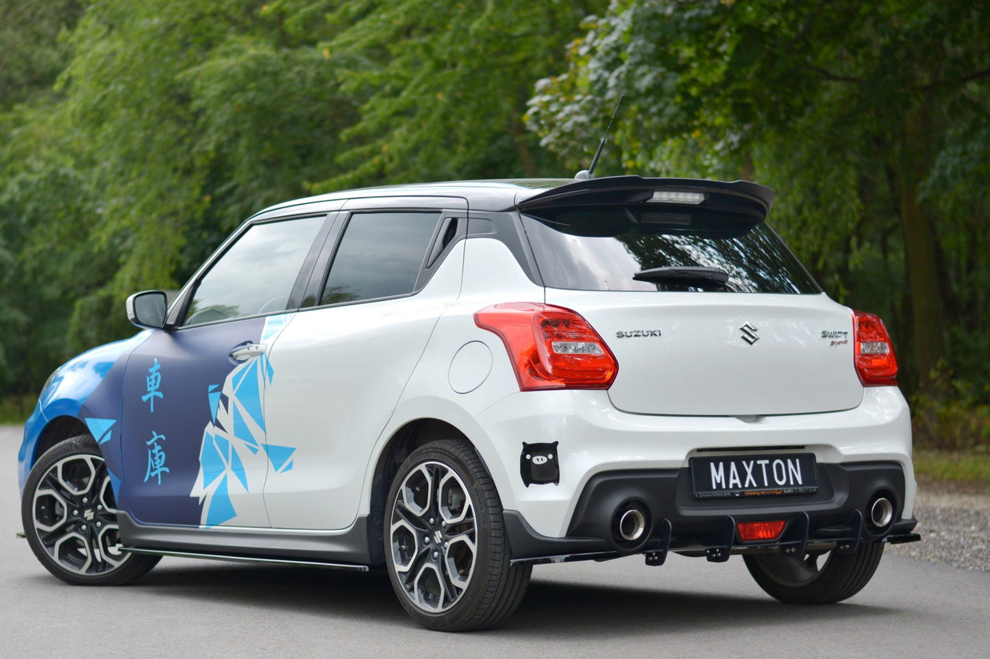 Spoiler CAP für SUZUKI SWIFT 6 SPORT Carbon Look